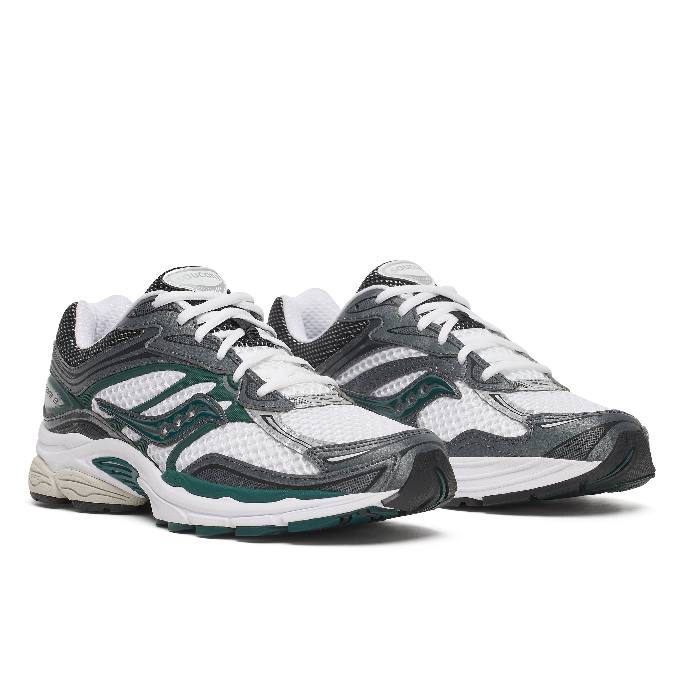 Mens Saucony Progrid Omni 9 Gadget/Pine Trainers — view 2