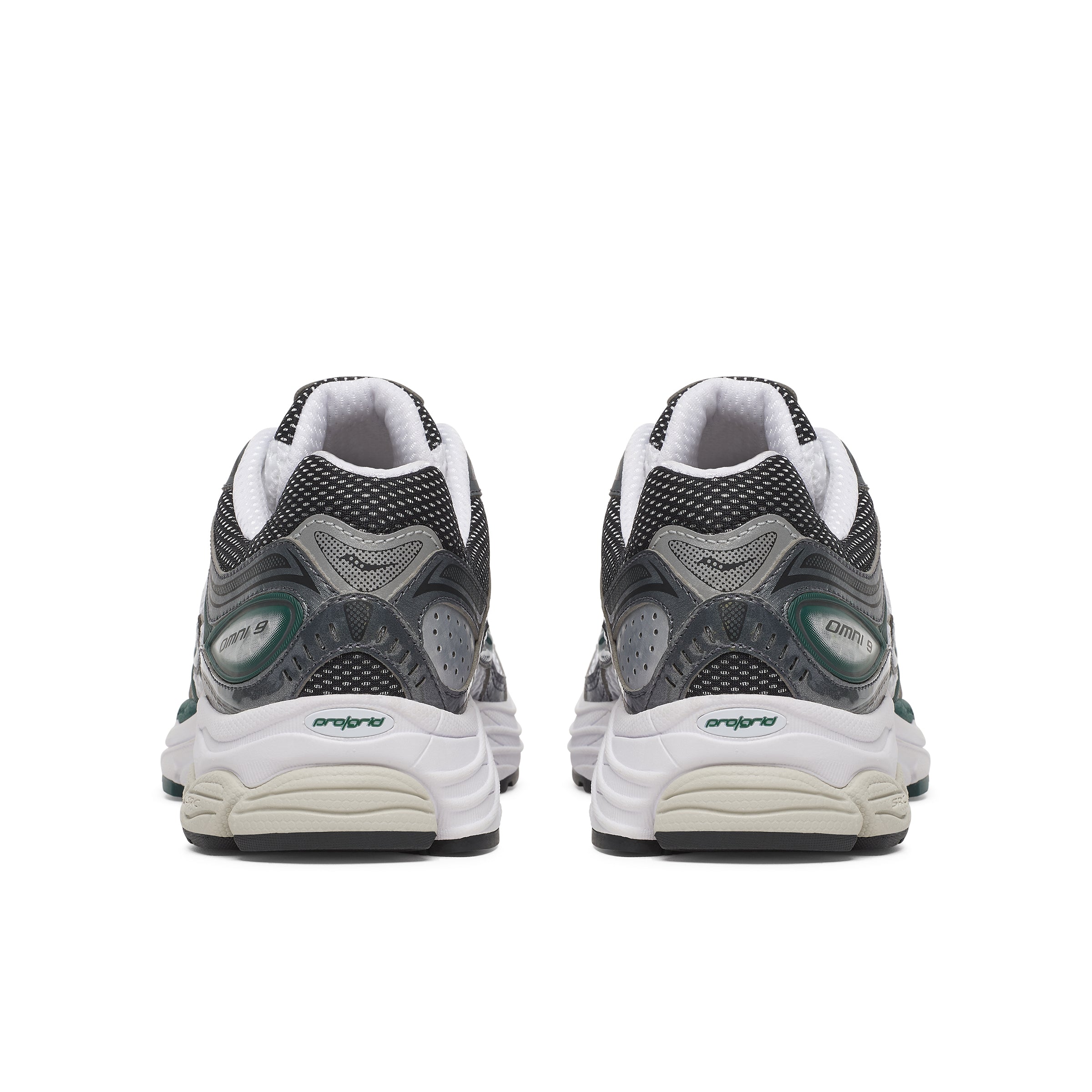 Mens Saucony Progrid Omni 9 Gadget/Pine Trainers — view 5