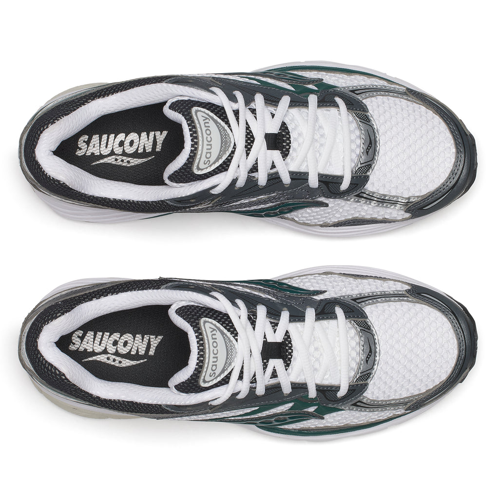 Mens Saucony Progrid Omni 9 Gadget/Pine Trainers — view 6