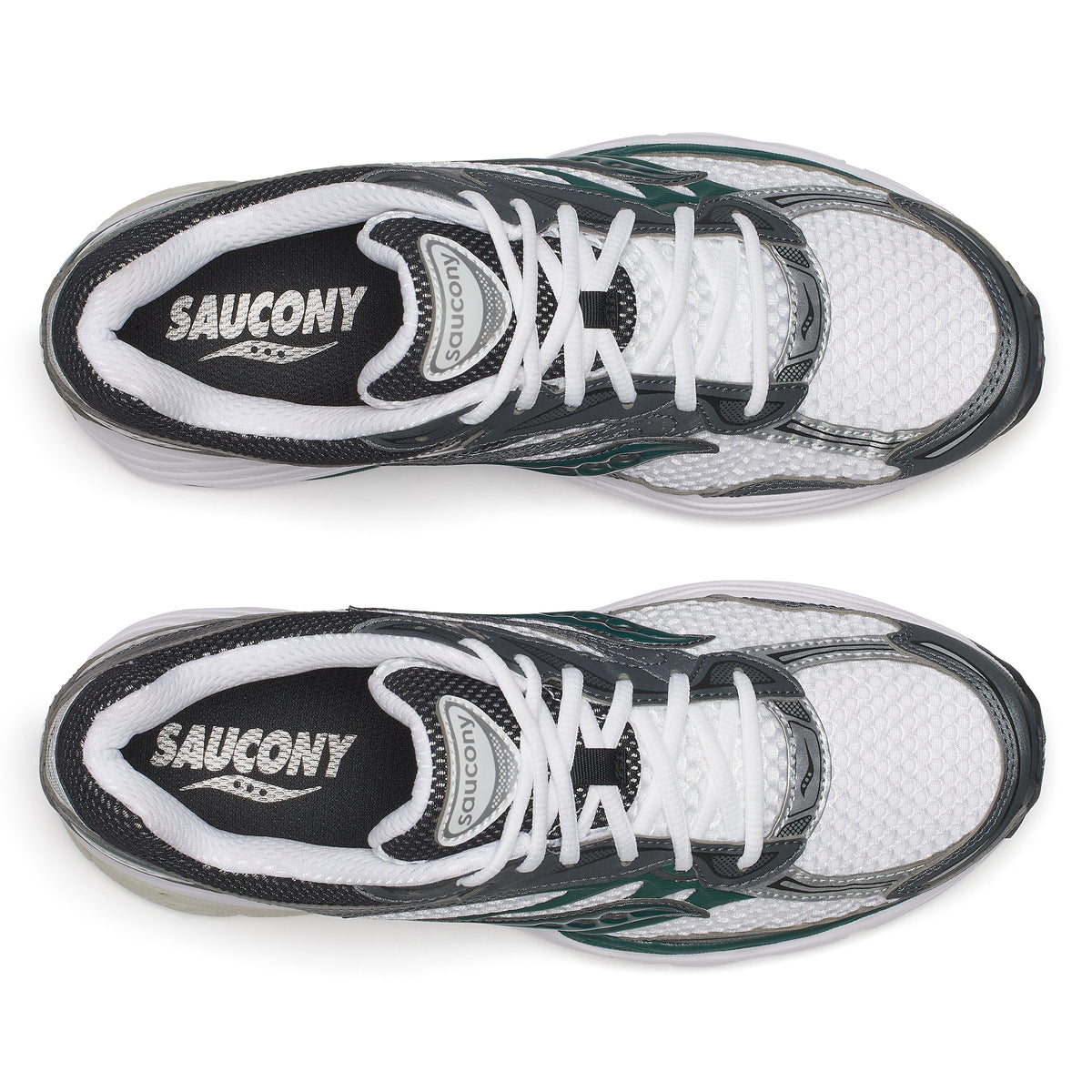 Mens Saucony Progrid Omni 9 Gadget/Pine Trainers — view 6