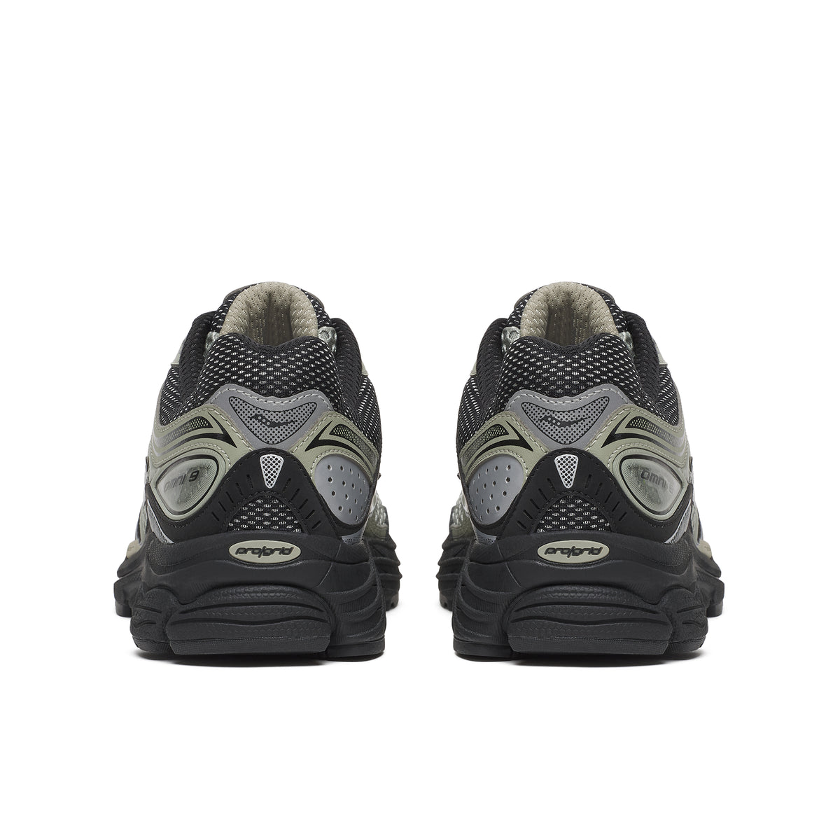 Mens Saucony Progrid Omni 9 Sage/Black Trainers — view 5