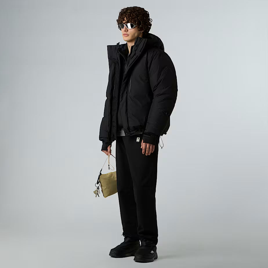 Mens The North Face Nuptse Traction Chukka Black Boots — view 3