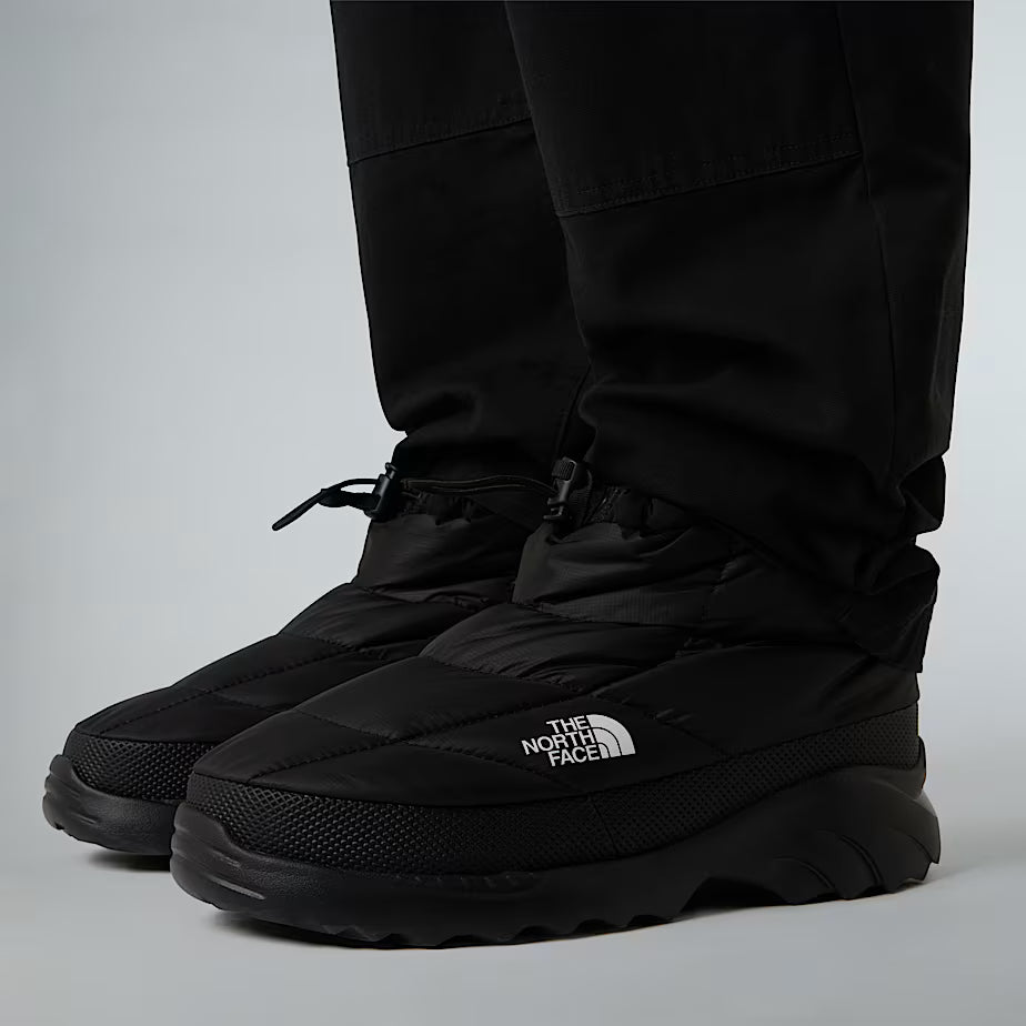 Mens The North Face Nuptse Traction Chukka Black Boots — view 2