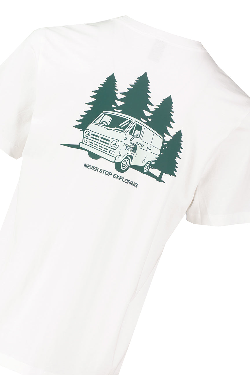 Mens The North Face Van Life RX SS White T Shirt — view 3