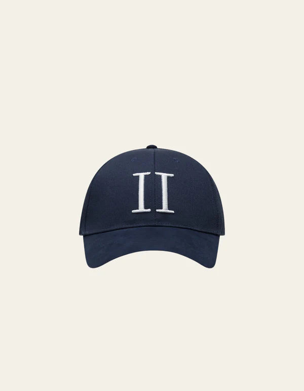 Mens Les Deux Navy Baseball Suede II Cap