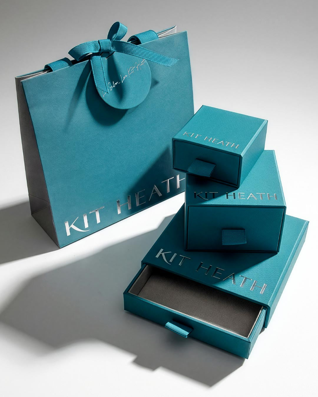 New Kit Heath Teal Presentation Gift Boxes