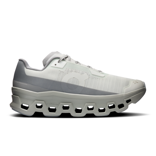Women's On Running Cloudmonster Void Trainers in Iceberg I Tin