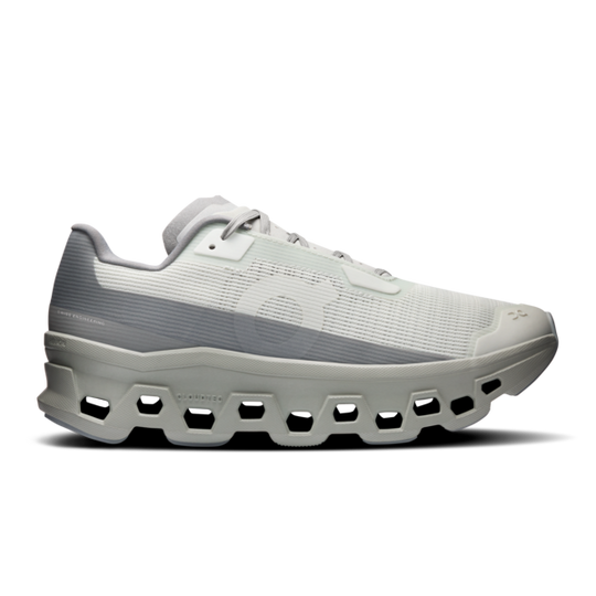 Women's On Running Cloudmonster Void Trainers in Iceberg I Tin