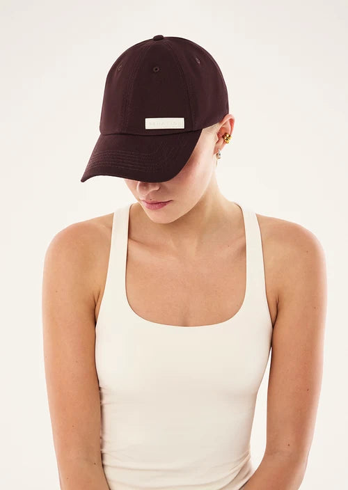 Women's P.E Nation Logo Cap In Dark Plum — view 2