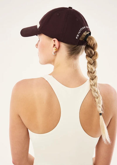 Women's P.E Nation Logo Cap In Dark Plum
