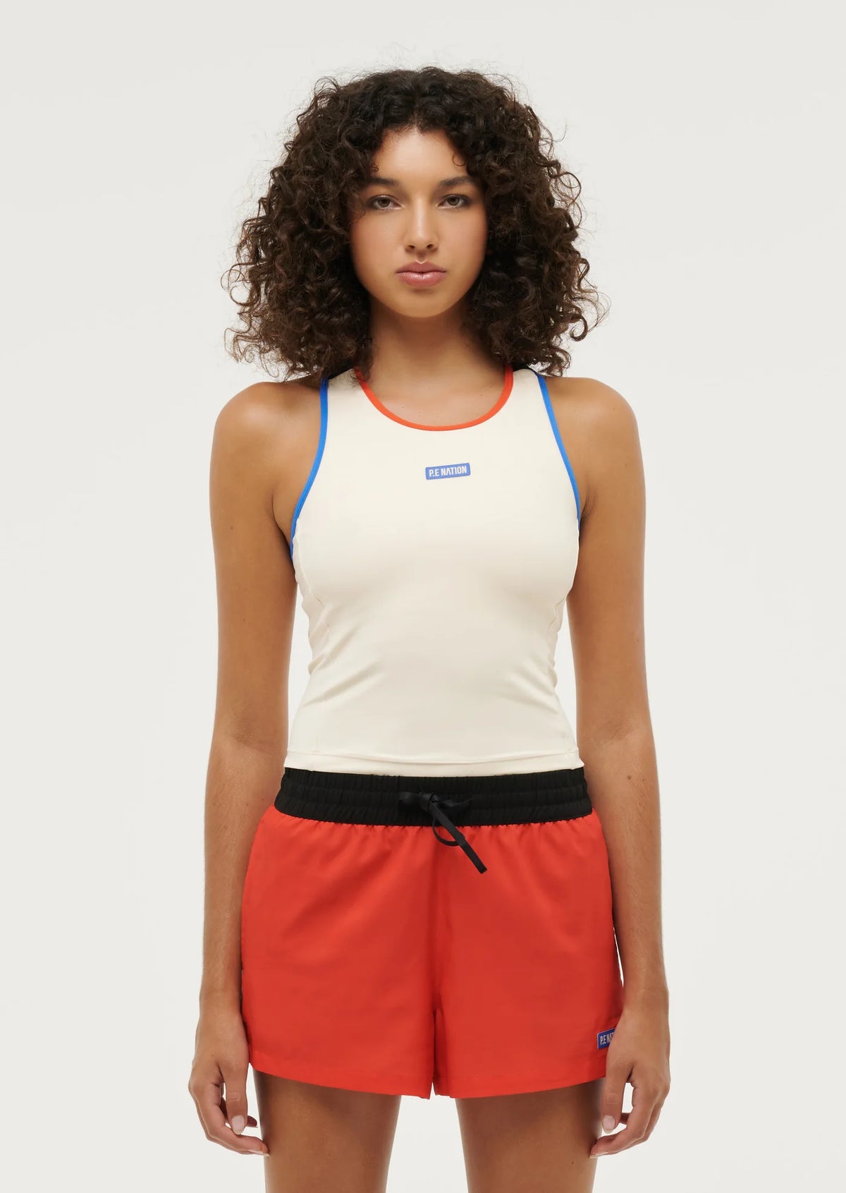 Women's P.E Nation Rematch Cherry Tomato Shorts — view 4