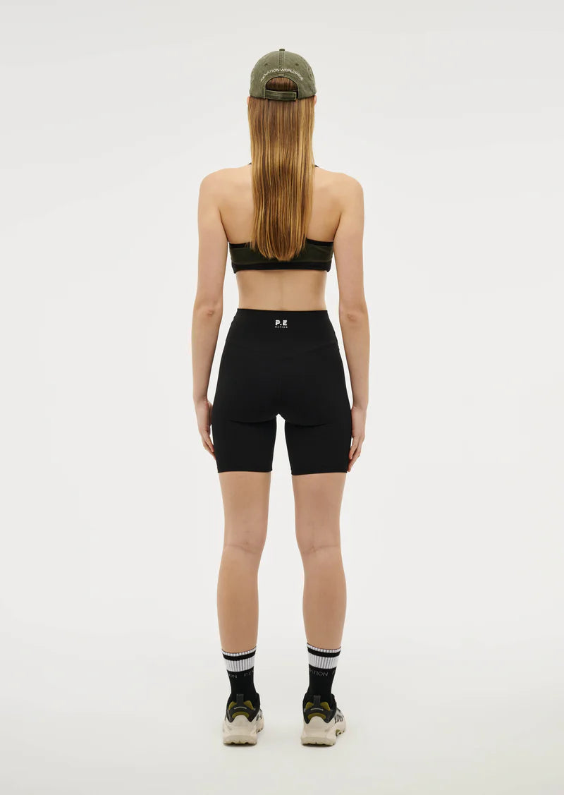 Women's P.E Nation Overland 2 Khaki Sports Bra — view 4