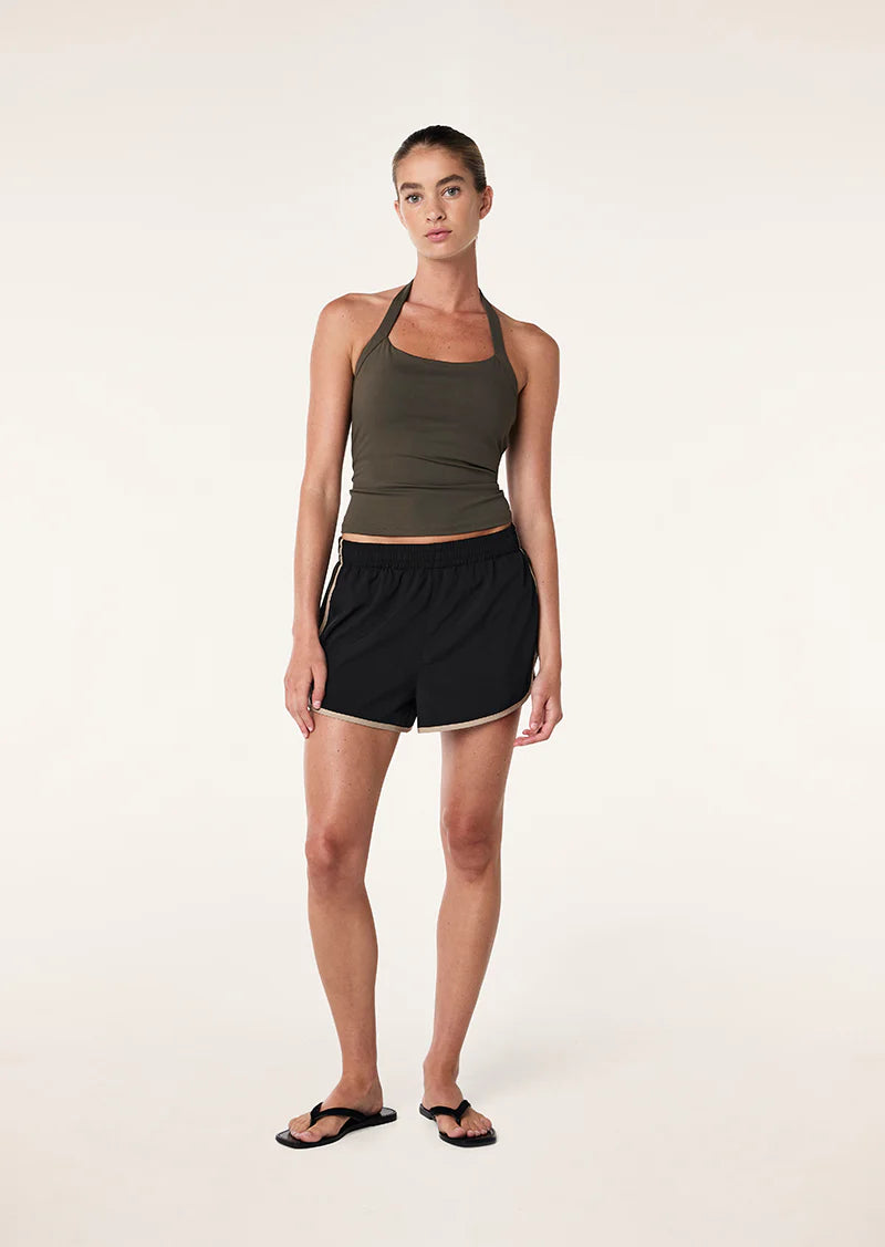 Women's P.E Nation Preset Shorts in Black — view 5