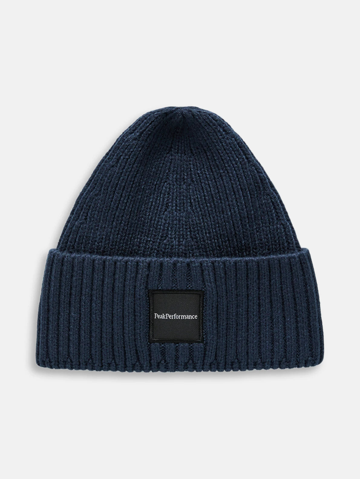 Peak Performance Cornice Beanie Hat in Blue Shadow — view 2