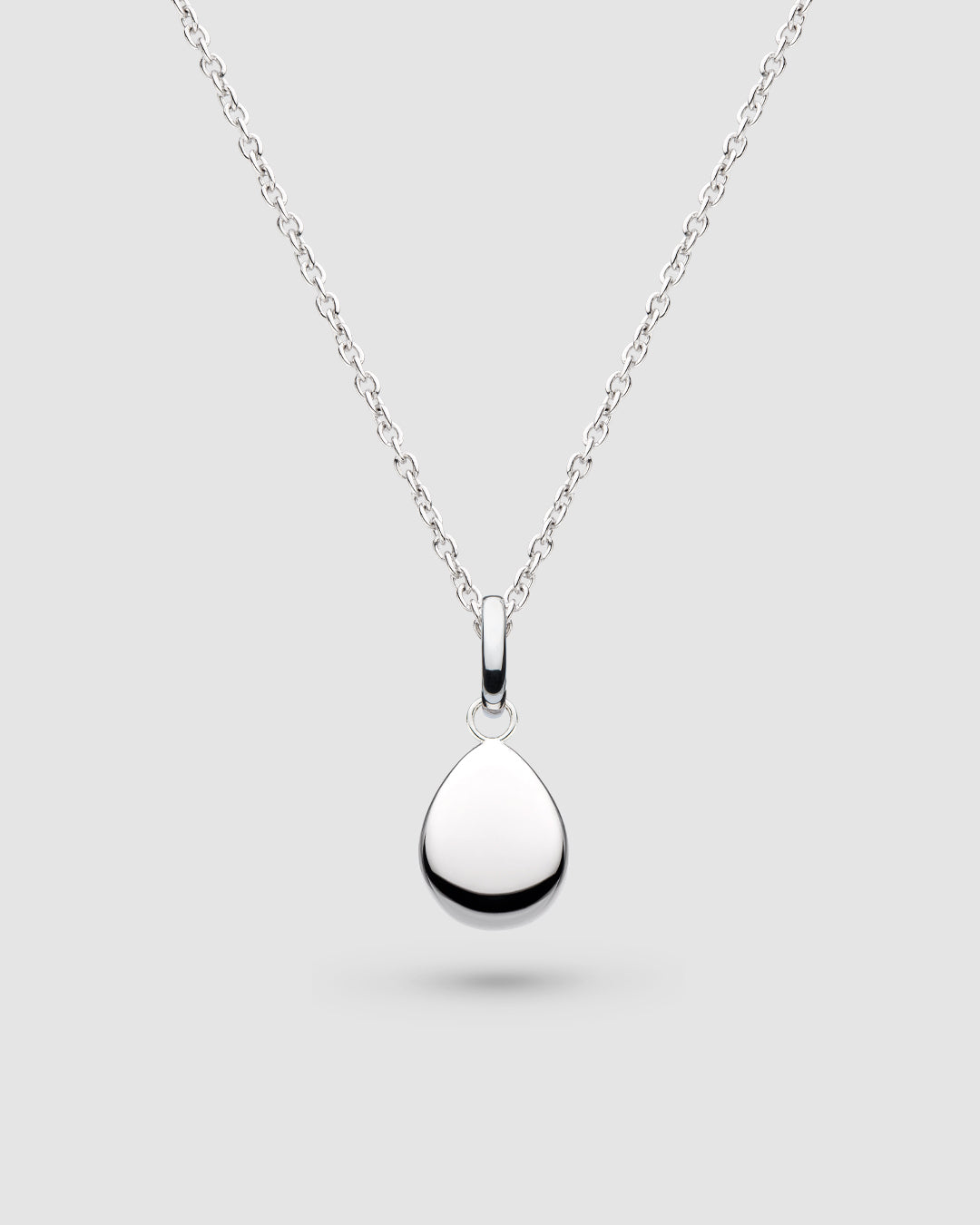 Pebbles Droplet Necklace in sterling silver
