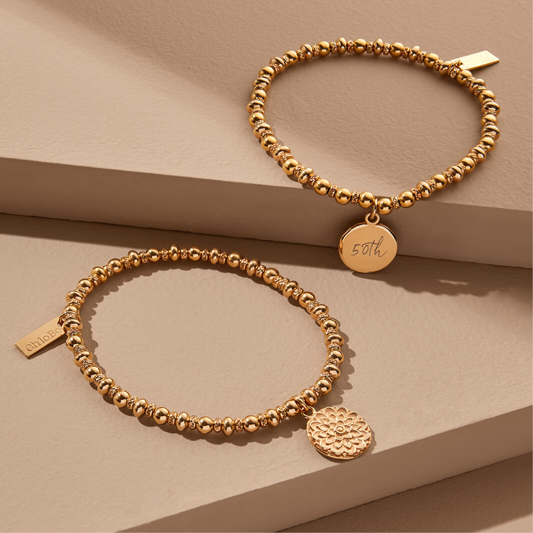 ChloBo Didi Sparkle Moonflower Bracelet SBDS697