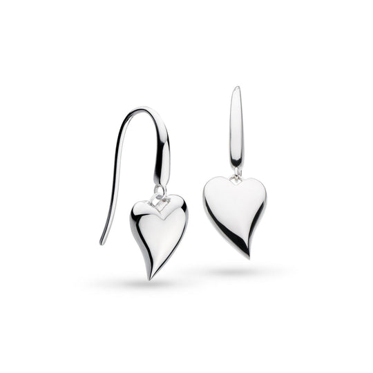 Desire Cherish Drop Heart Stud Earrings