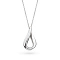 The Kit Heath Serenity Loop Midi Necklace, a silver necklace from Kit Heath, available at OD’s Jewellers in St Helens