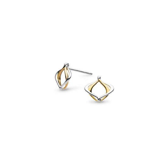Alicia Golden Petite Stud Earrings