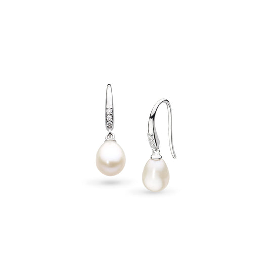 Kit Heath Revival Classic Pearl Glitz CZ Drop Earring 50425FPC