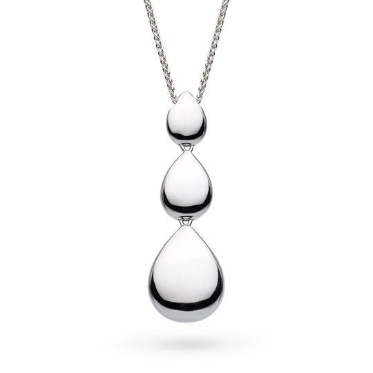 Kit Heath Coast Pebble Smooth Triple Grande, Adjustable Slider Necklace 90153RP