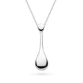 The Coast Pebble Smooth Elegant Necklace, a silver pendant necklace from Kit Heath, available at OD’s Jewellers in St Helens