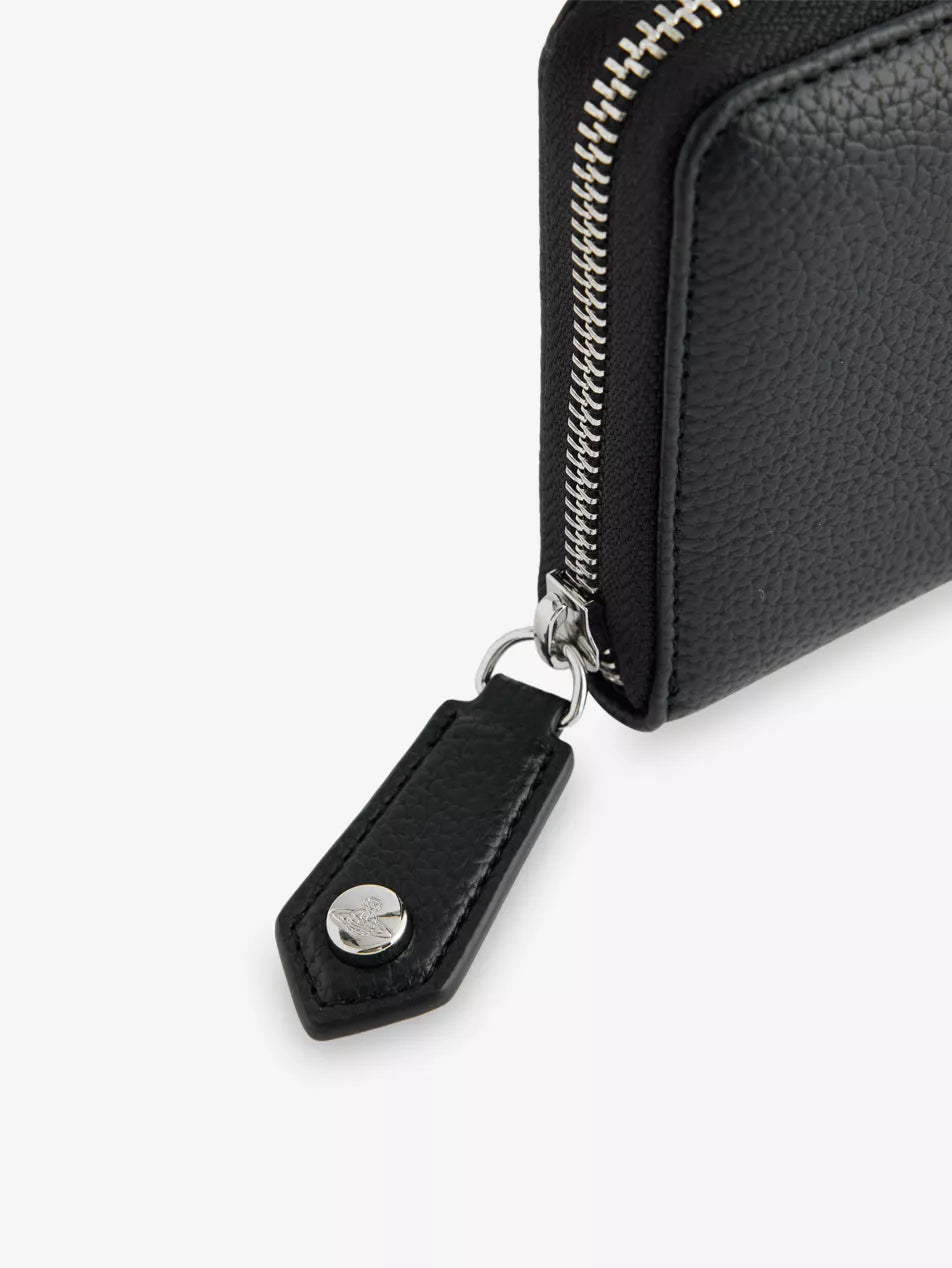 Womens Vivienne Westwood Classic Grain Zip Round Wallet — view 4