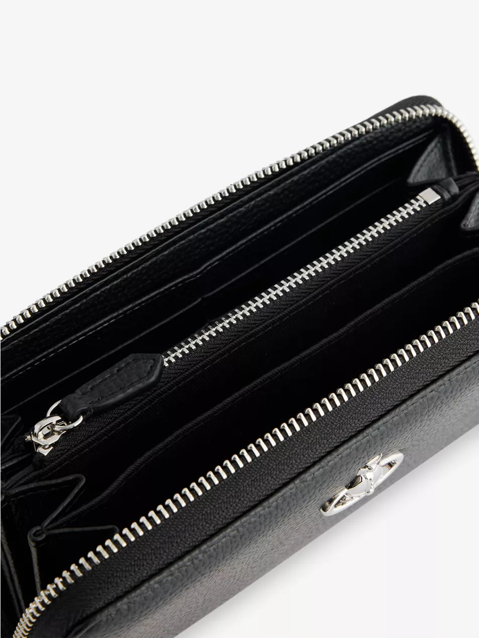 Womens Vivienne Westwood Classic Grain Zip Round Wallet — view 2