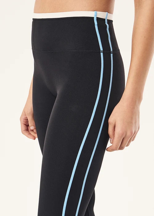 Women's P.E Nation Radar Full Length Legging In Black & Alaskan Blue — view 4