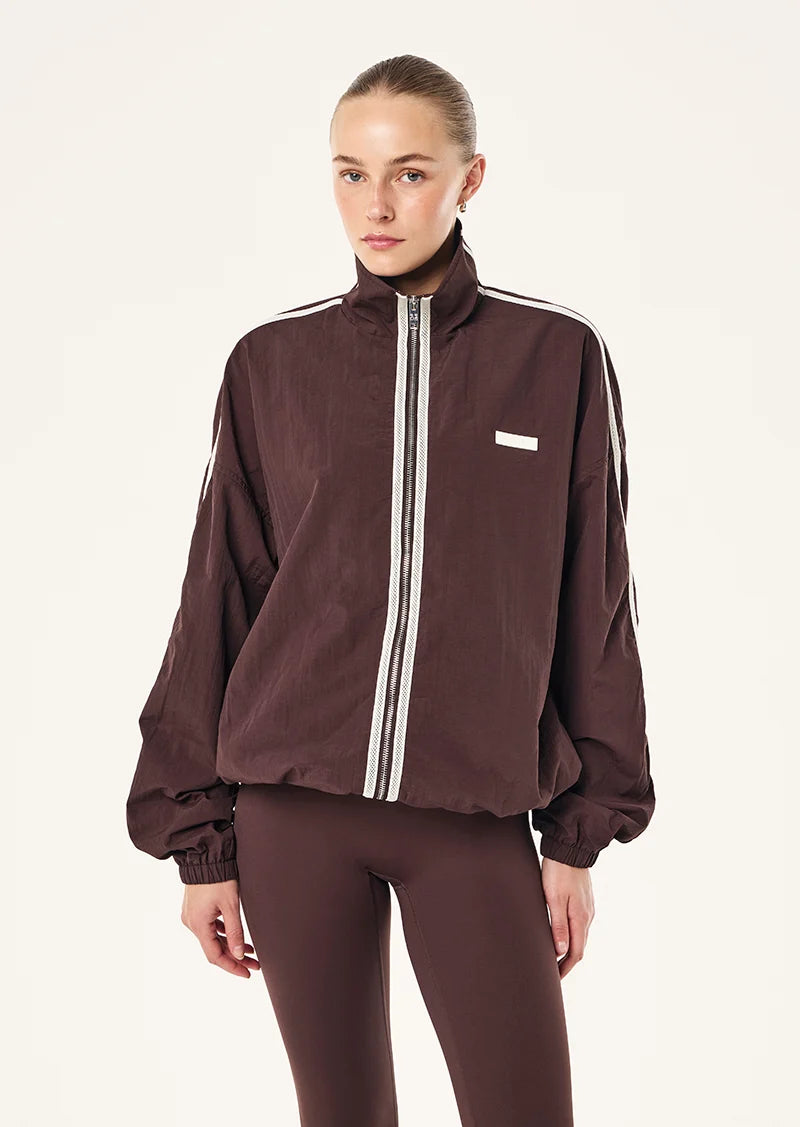 Women's P.E Nation Radius Jacket In Dark Plum