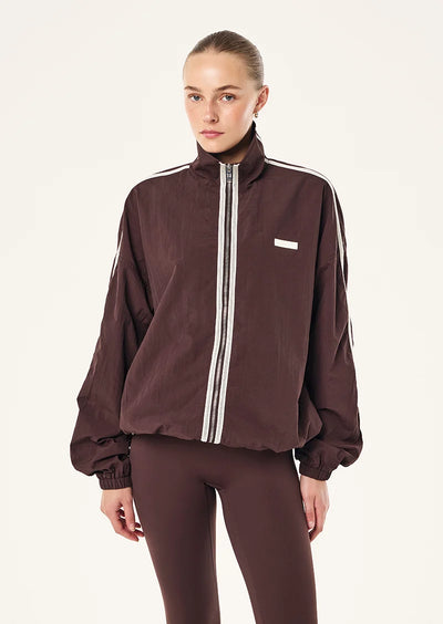 Women's P.E Nation Radius Jacket In Dark Plum