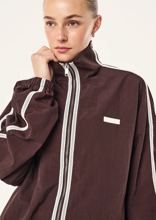 Women's P.E Nation Radius Jacket In Dark Plum — view 2
