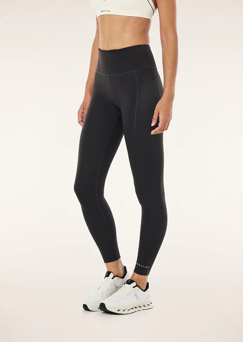 Womens P.E Nation Recalibrate Full Length Legging In Smokestone — view 5