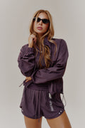 Womens Red Run Dark Cherry Active Windbreaker