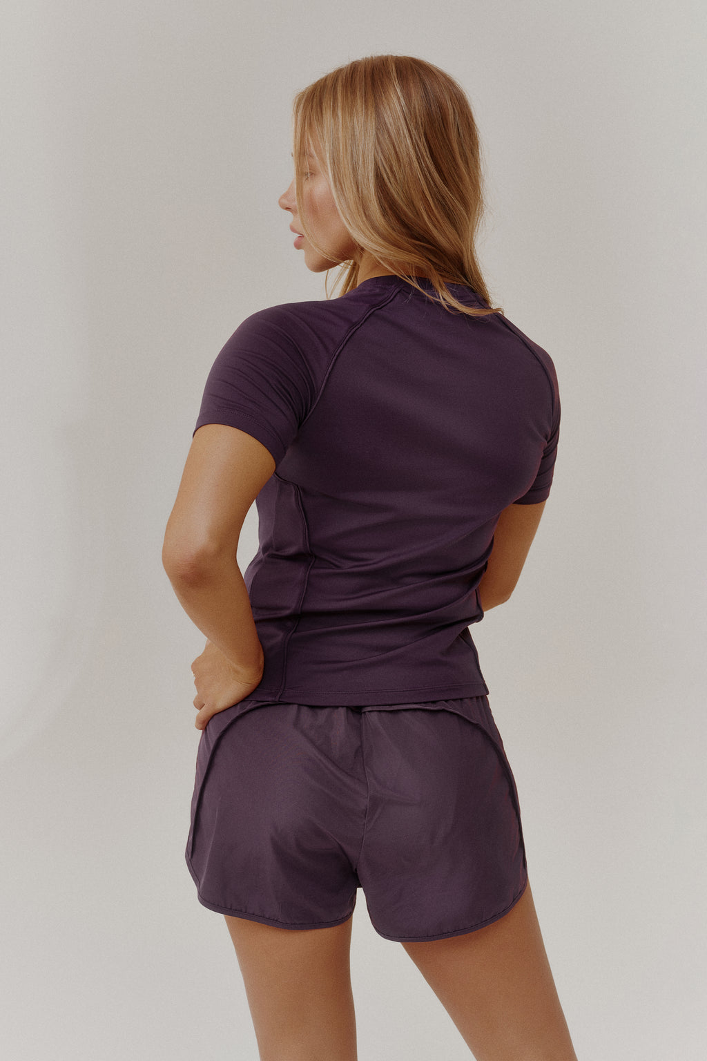 Womens Red Run Dark Cherry Active Technical Top