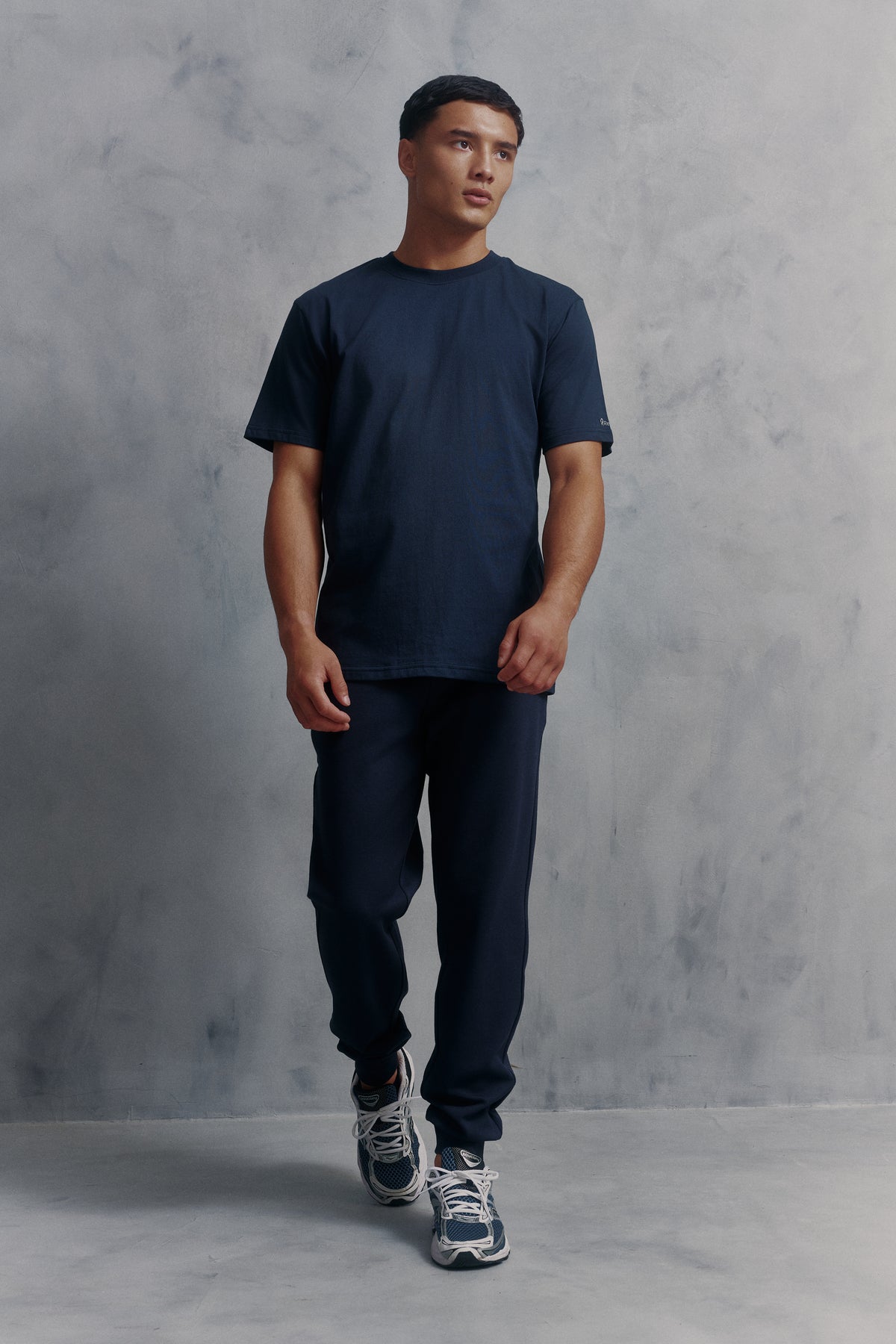 Mens Red Run Core Navy Sport Pants Regular Leg