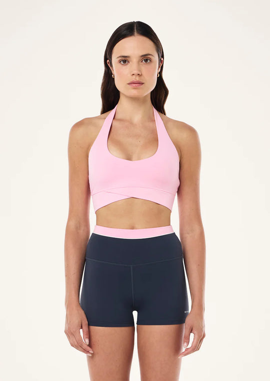 Women's P.E Nation Reset Halter Sports Bra Prism Pink