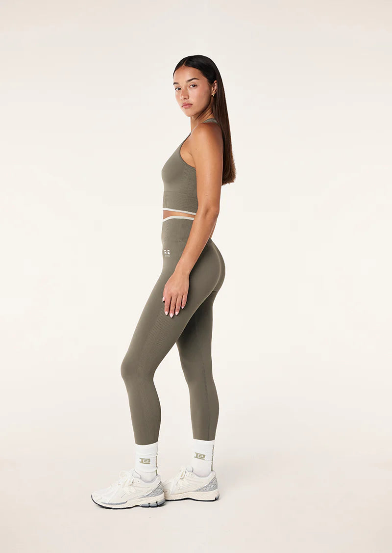 Women's P.E Nation Khaki Restore Seamless Tank — view 5
