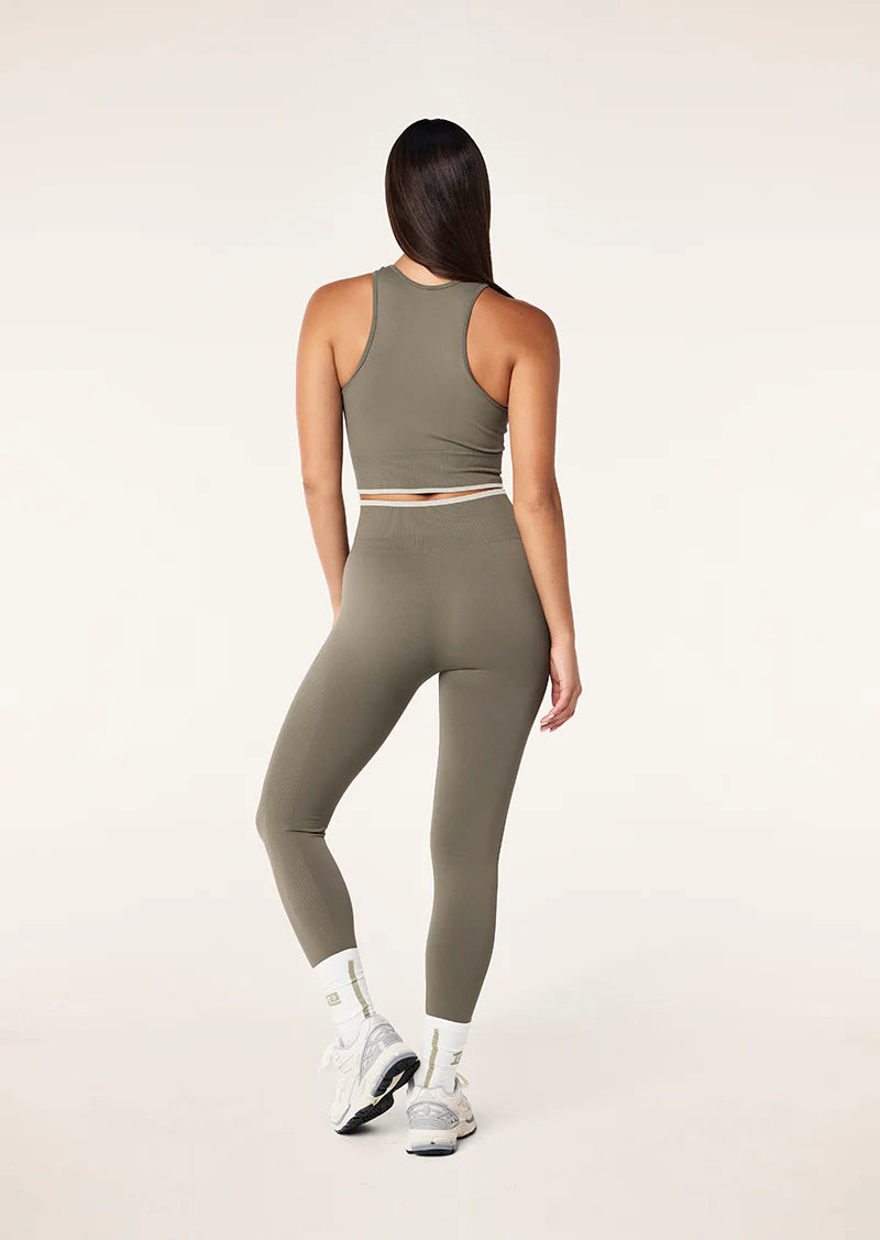 Women's P.E Nation Khaki Restore Seamless Tank — view 6