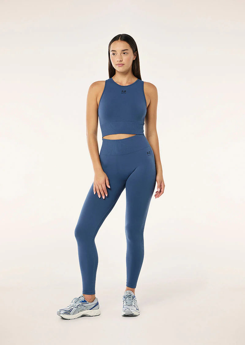 Women's P.E Nation Restore Seamless Legging in Vintage Blue