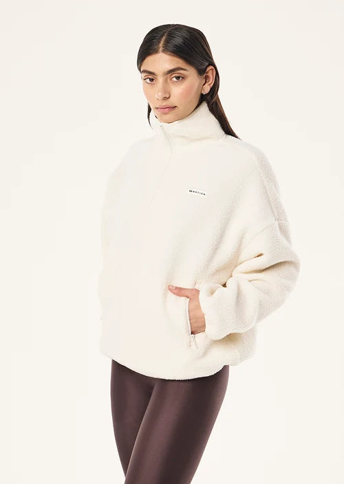 Women's P.E Nation Rotate Quarter Zip In Whisper White