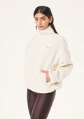 Women's P.E Nation Rotate Quarter Zip In Whisper White
