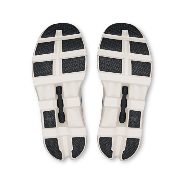 White and black shoe sole on a white background