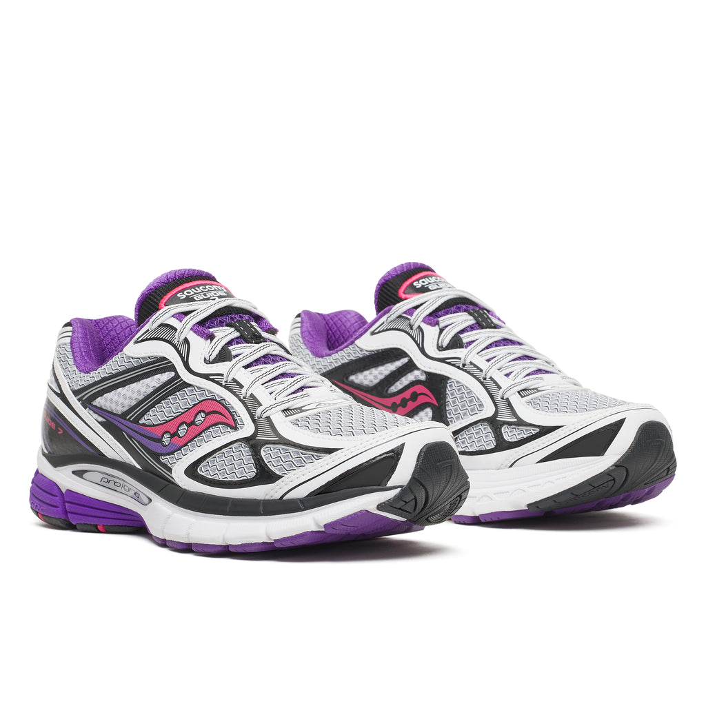 Women's Saucony Progrid Guide 7 White Drupe — view 2