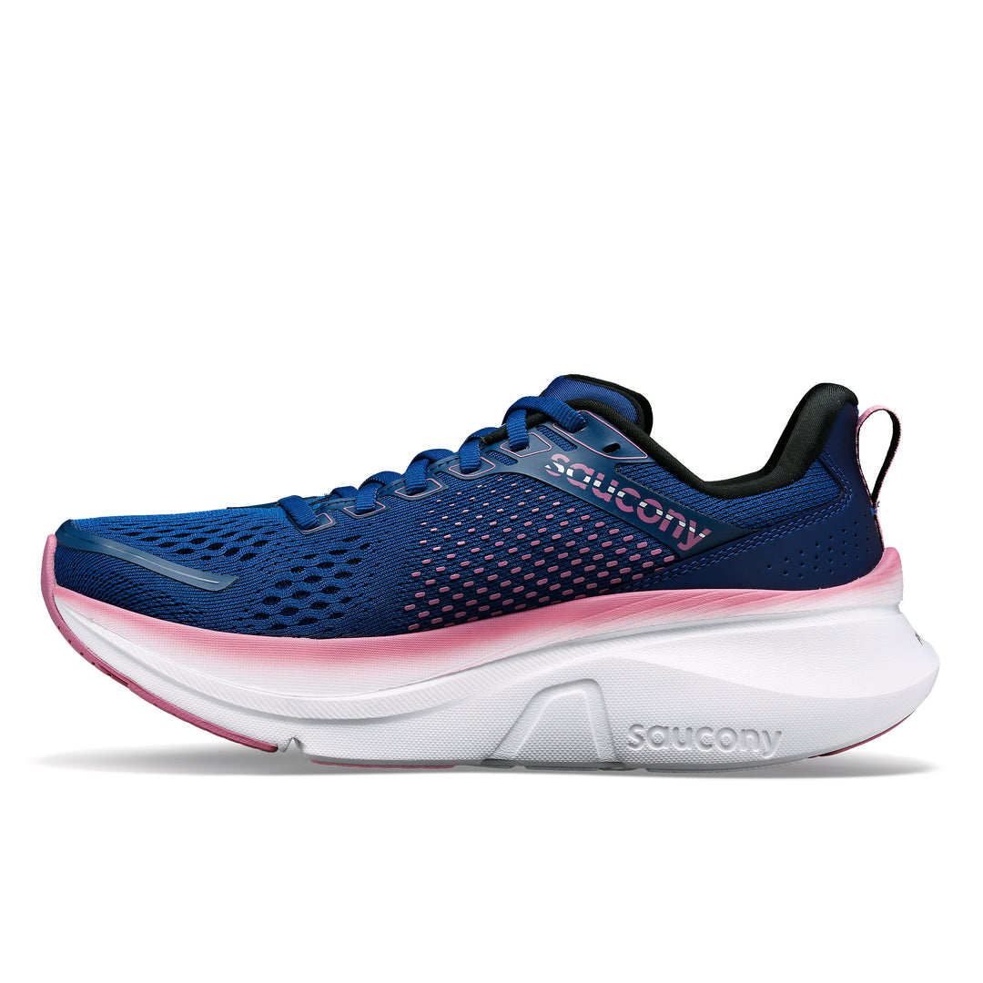 Women s Saucony Guide 17 Navy Orchid Trainers ODs Designer Clothing
