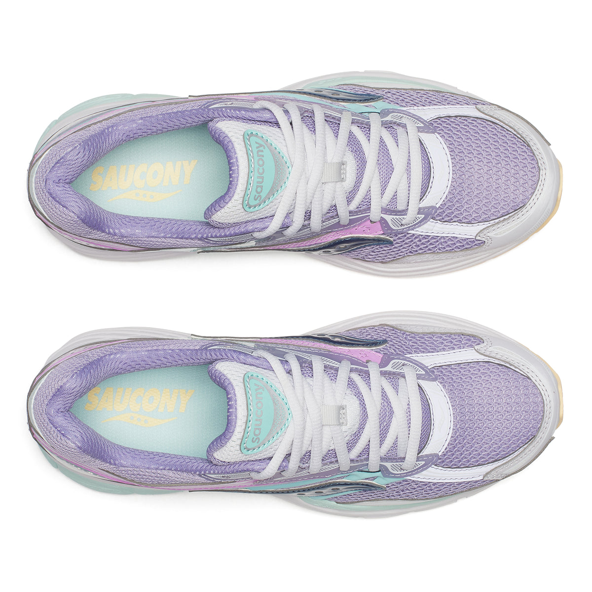 Women's Saucony Progrid Omni 9 Prism Wisteria Blue — view 5