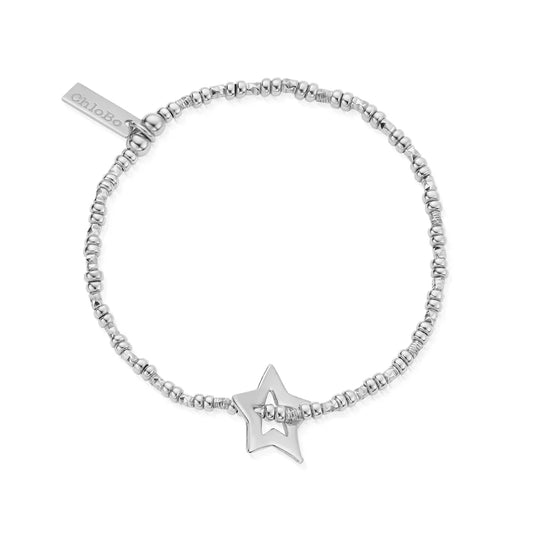 ChloBo Silver Soul Shine Star Bracelet SBBCC3576