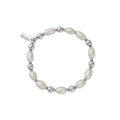 ChloBo Ocean Pearl Bracelet, a white pearl and silver bracelet from ChloBo, available at OD’s Jewellers in St Helens.