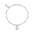 Silver ChloBo bracelet with star pendant.