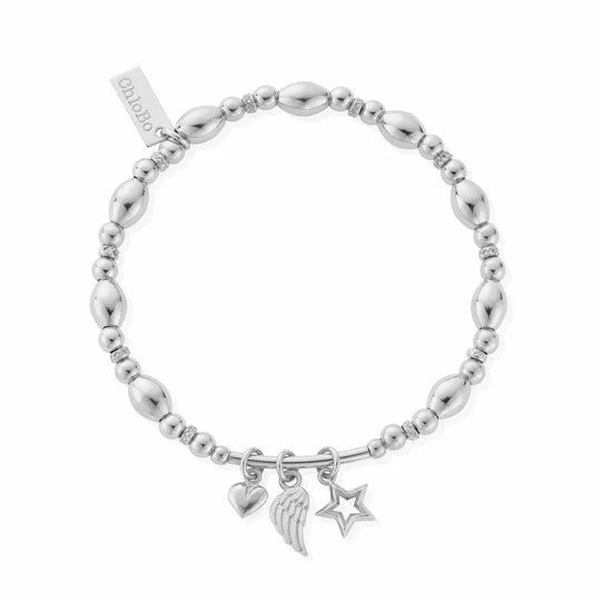 ChloBo Silver Hope And Wisdom Bracelet SBMULHW